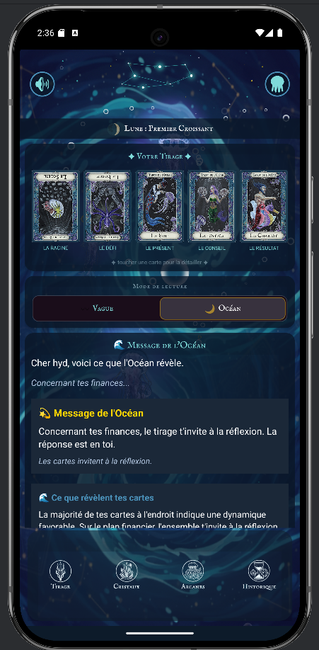 Guidance et interprétation du tirage